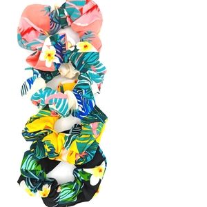 Scrunchies Handmade‎ Handcrafted Hair Ties Tropical
